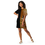 Half Black Half Gāolàng - Womens T-Shirt Dress