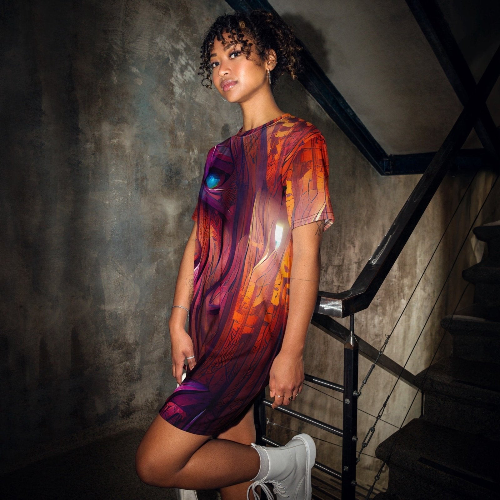 Hardwood - Womens T-Shirt Dress