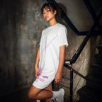 Watercolour Pink Splash - Womens T-Shirt Dress