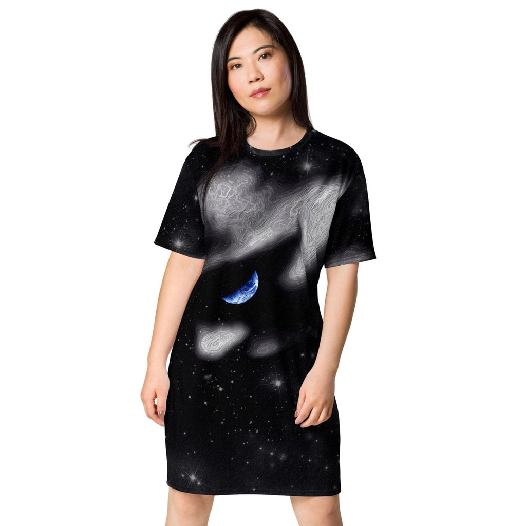 In The Quiet of Your Mind - Womens T-Shirt Dress