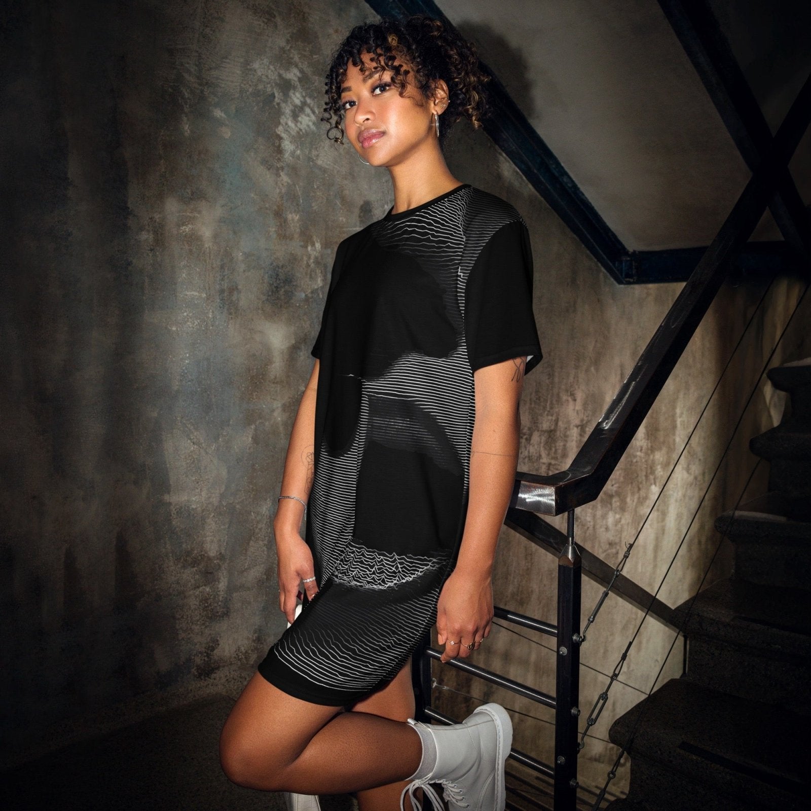 Shhh! - Womens T-Shirt Dress - iSAW Company