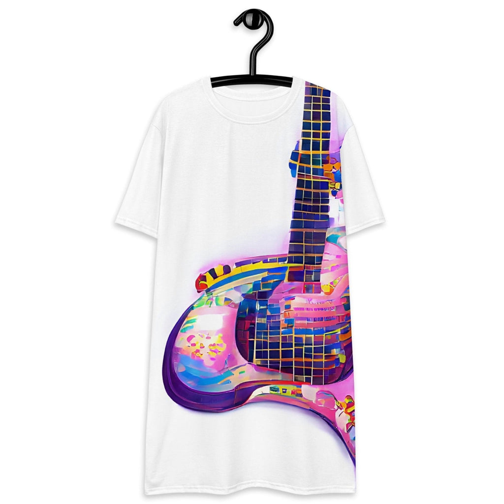 Hippie Guitar - Womens T-Shirt Dress
