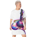 Hippie Guitar - Womens T-Shirt Dress