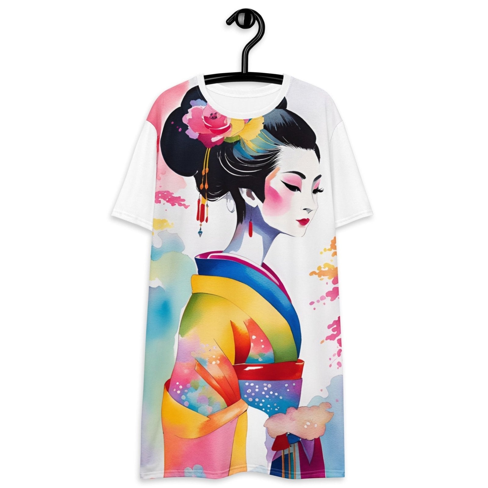 Geisha Girl - Womens T-Shirt Dress