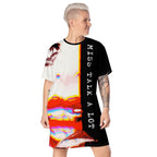Miss Talk A Lot - Womens T-Shirt Dress