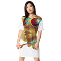 Retro Cool White - Womens T-Shirt Dress