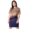 The Sleeping Yachts (at Sunset) - Womens T-Shirt Dress