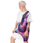 Hippie Guitar - Womens T-Shirt Dress