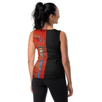 Half Black Half Hónghǎi - Womens Tank Top