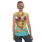 Retro Cool Blue - Womens Tank Top