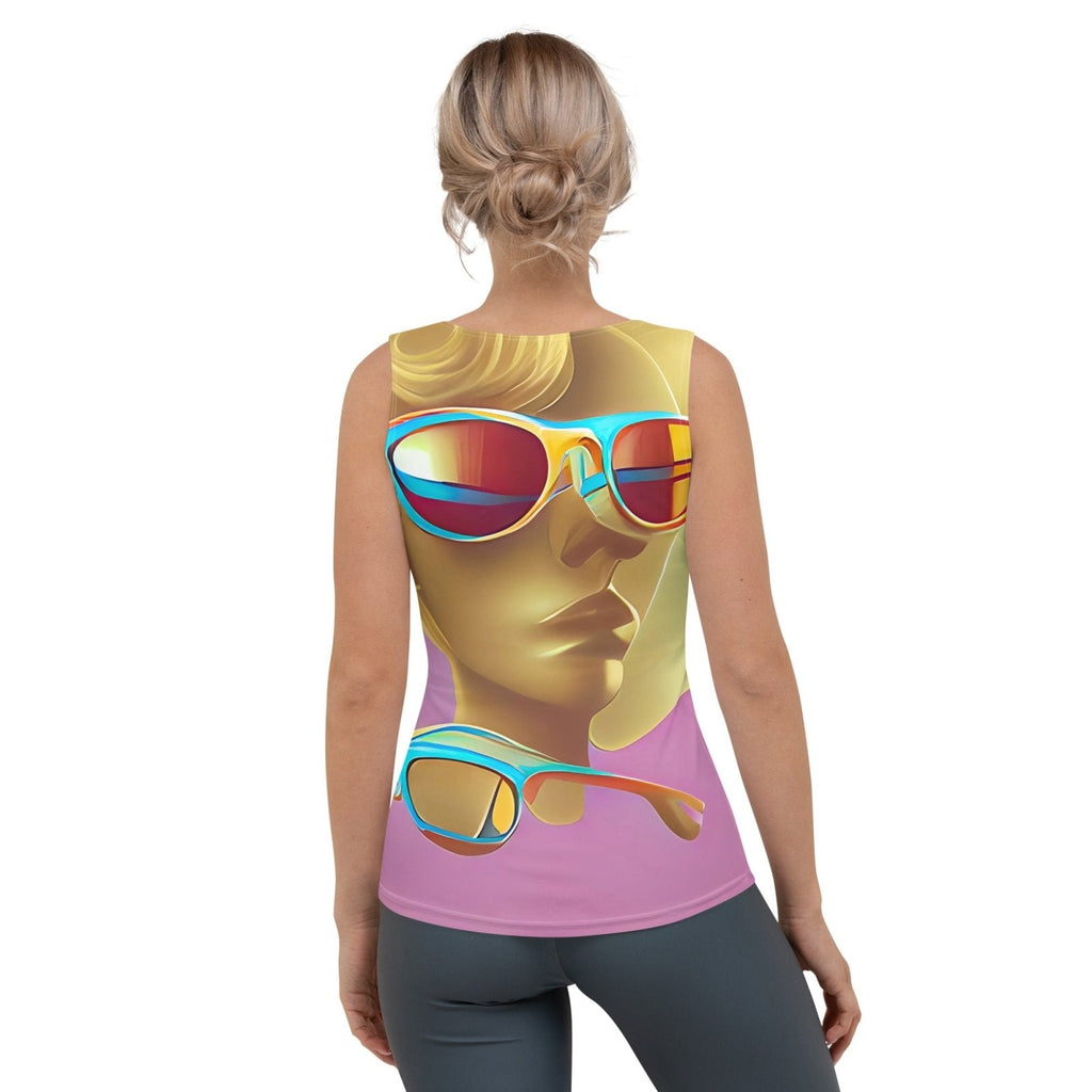 Retro Cool Pink - Womens Tank Top