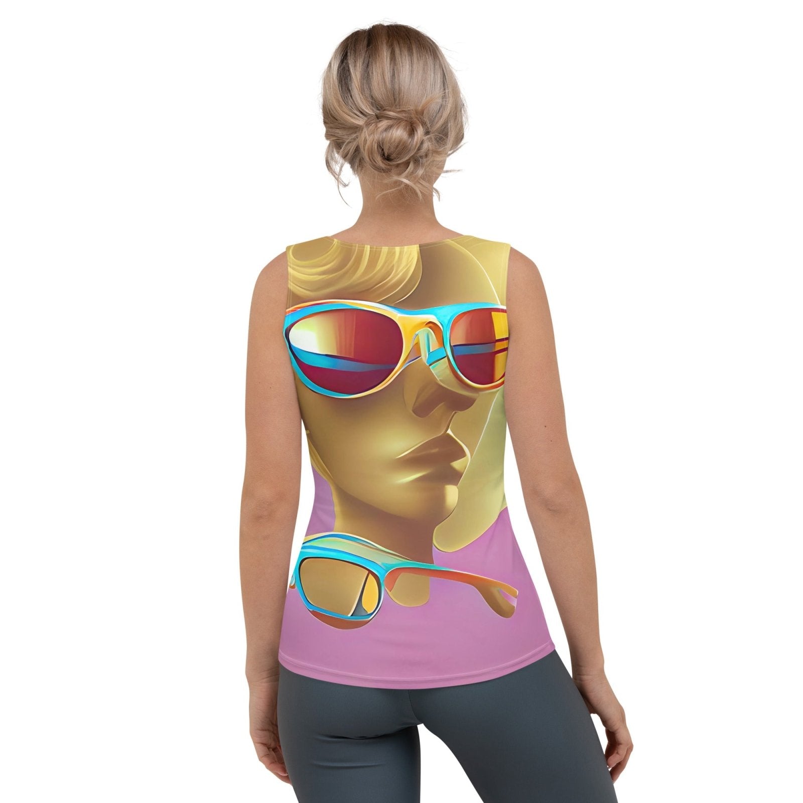 Retro Cool Pink - Womens Tank Top