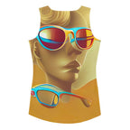 Retro Cool Orange - Womens Tank Top