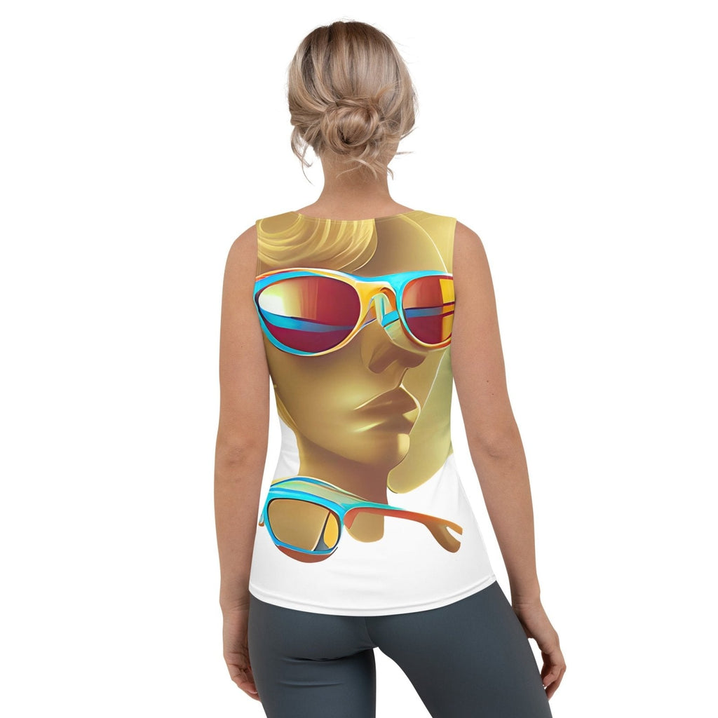 Retro Cool White - Womens Tank Top