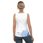 Watercolour Blue Splash - Womens Tank Top