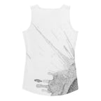 Watercolour Grey Splash - Womens Tank Top