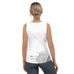 Watercolour Grey Splash - Womens Tank Top