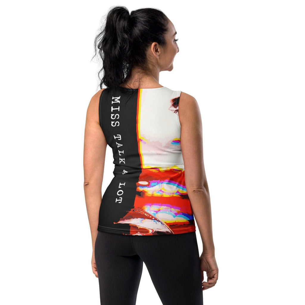 Miss Talk A Lot - Womens Tank Top