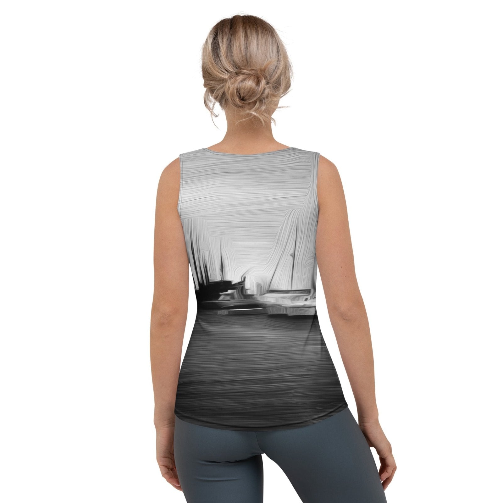 The Sleeping Yachts (at Night) - Womens Tank Top
