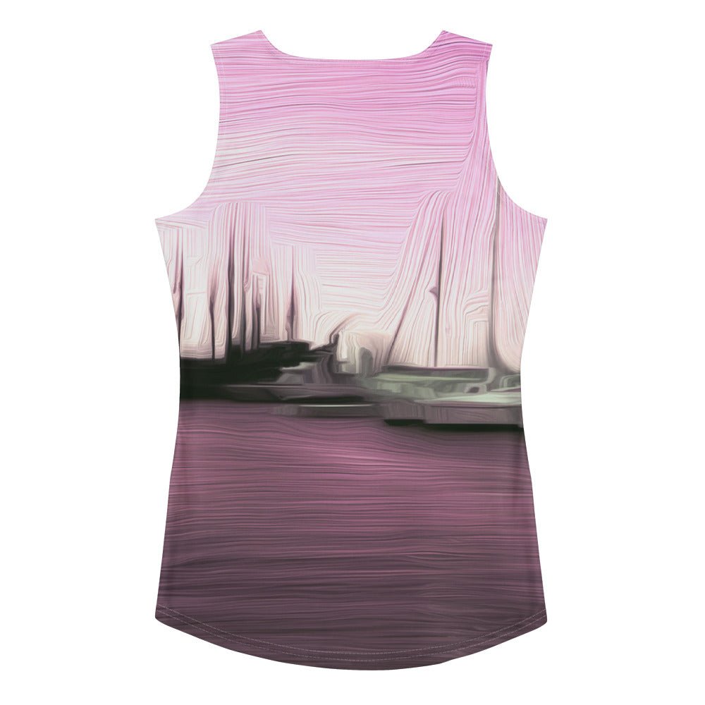 The Sleeping Yachts (at Evening) - Womens Tank Top
