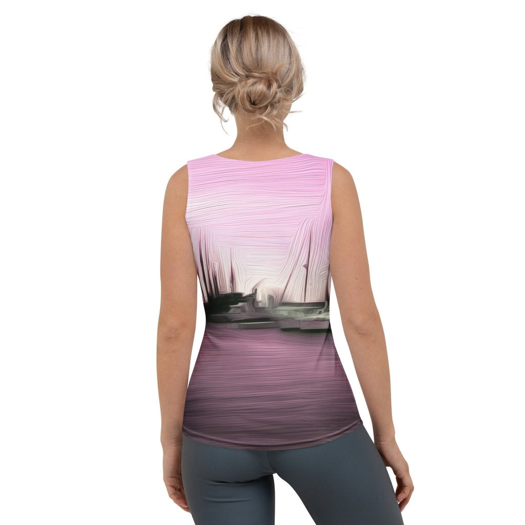 The Sleeping Yachts (at Evening) - Womens Tank Top