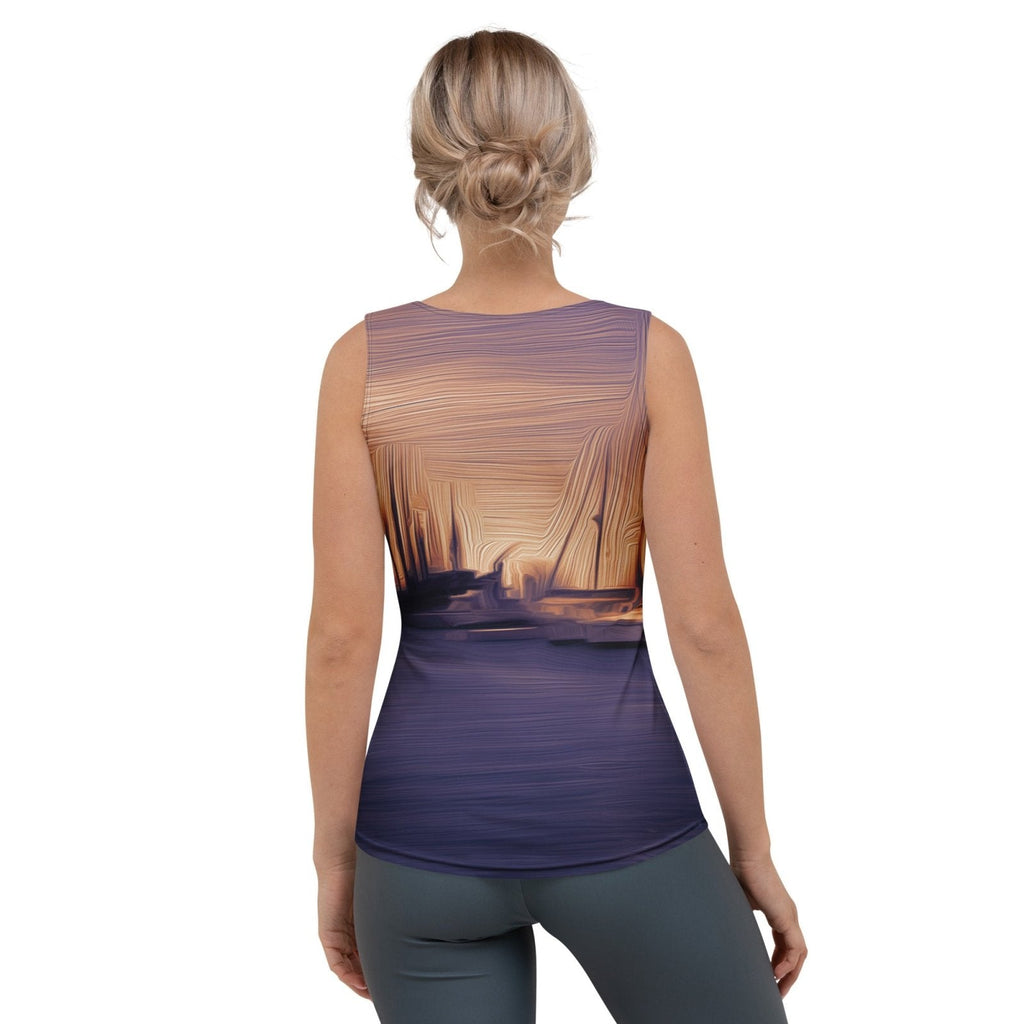 The Sleeping Yachts (at Sunset) - Womens Tank Top
