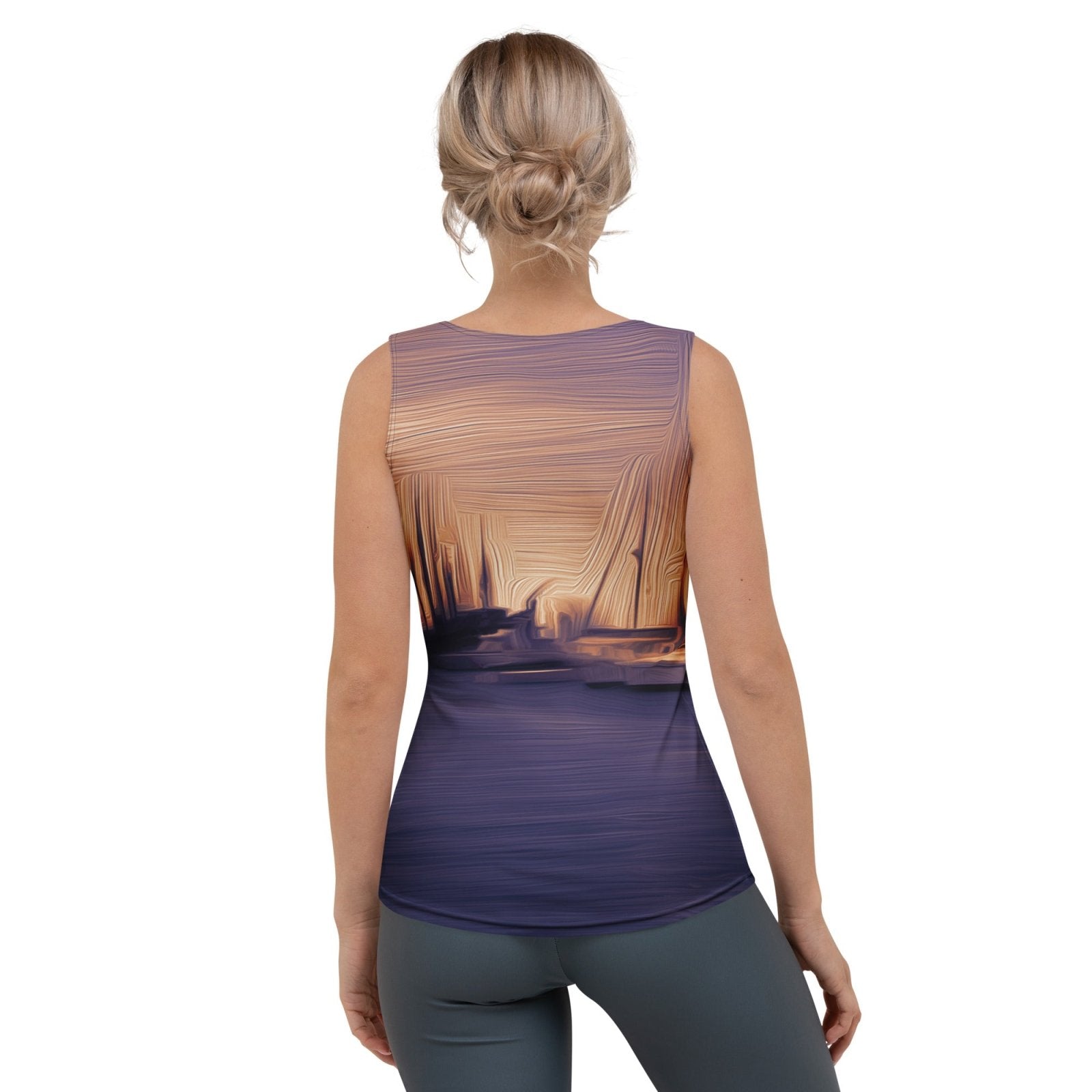 The Sleeping Yachts (at Sunset) - Womens Tank Top