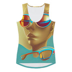 Retro Cool Blue - Womens Tank Top