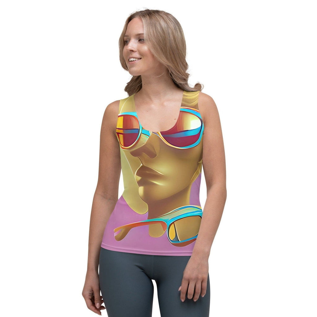 Retro Cool Pink - Womens Tank Top