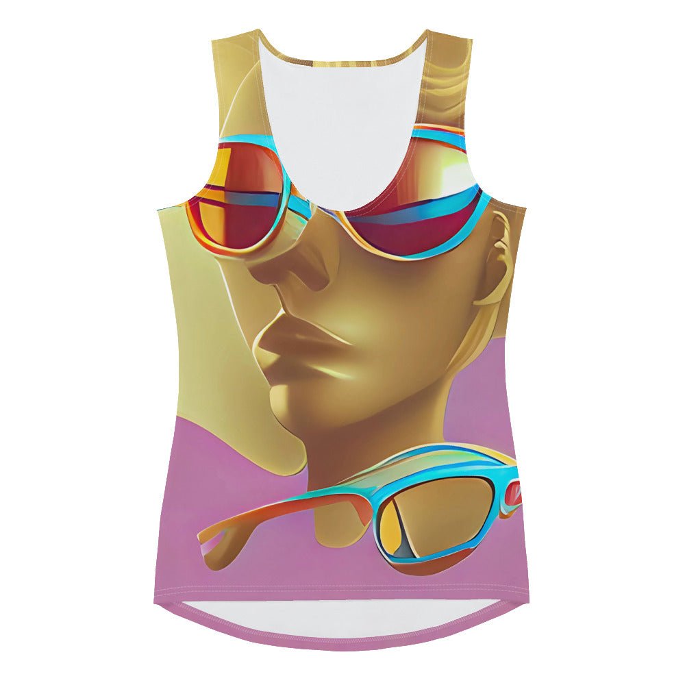Retro Cool Pink - Womens Tank Top