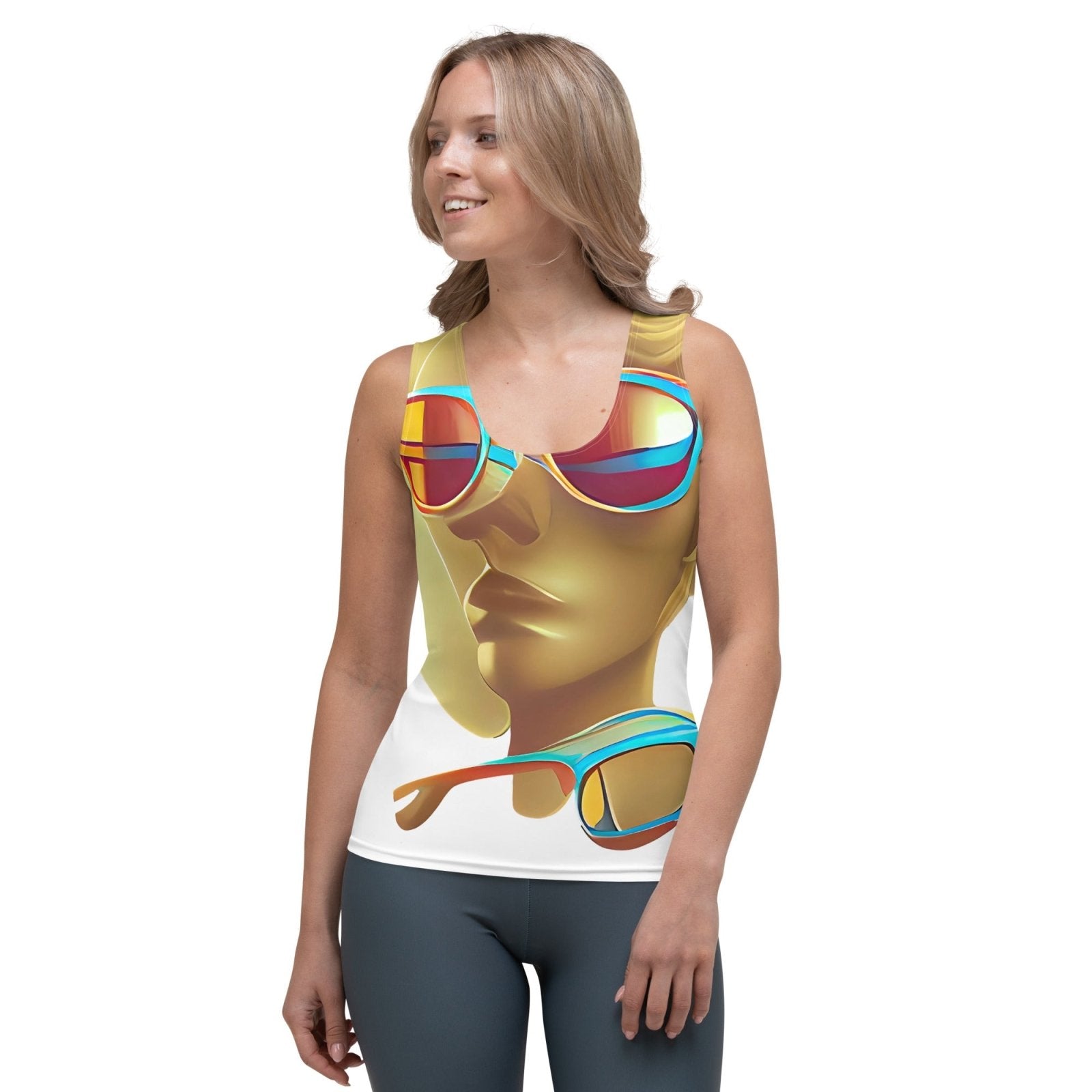 Retro Cool White - Womens Tank Top