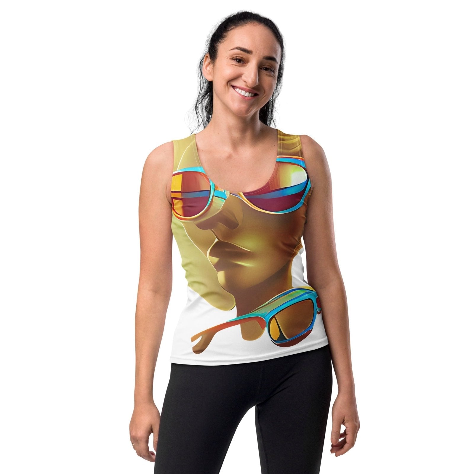 Retro Cool White - Womens Tank Top