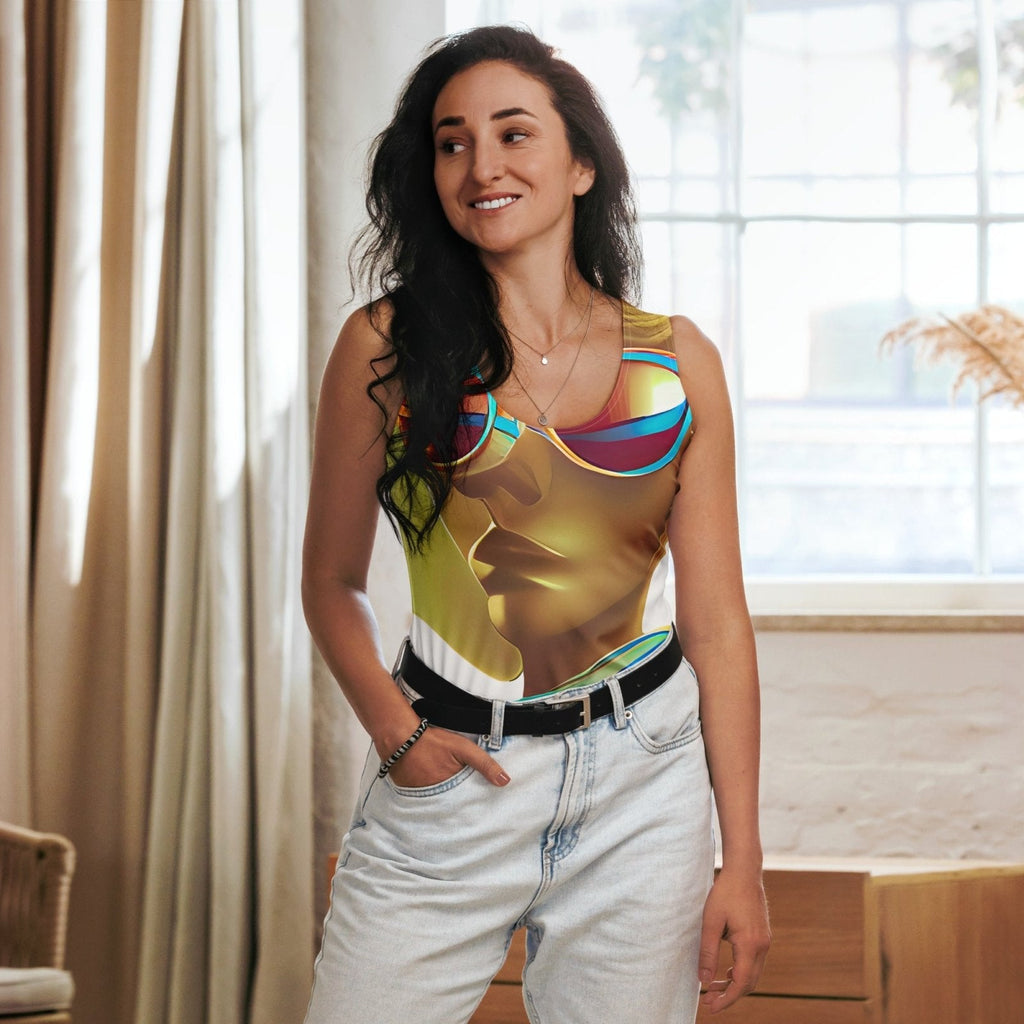 Retro Cool White - Womens Tank Top