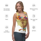 Retro Cool White - Womens Tank Top