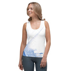 Watercolour Blue Splash - Womens Tank Top