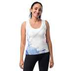 Watercolour Blue Splash - Womens Tank Top