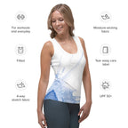 Watercolour Blue Splash - Womens Tank Top