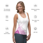 Watercolour Pink Splash - Womens Tank Top