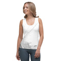 Watercolour Grey Splash - Womens Tank Top