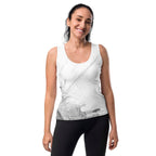 Watercolour Grey Splash - Womens Tank Top