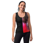 Half Black Half Báijiǔ - Womens Tank Top