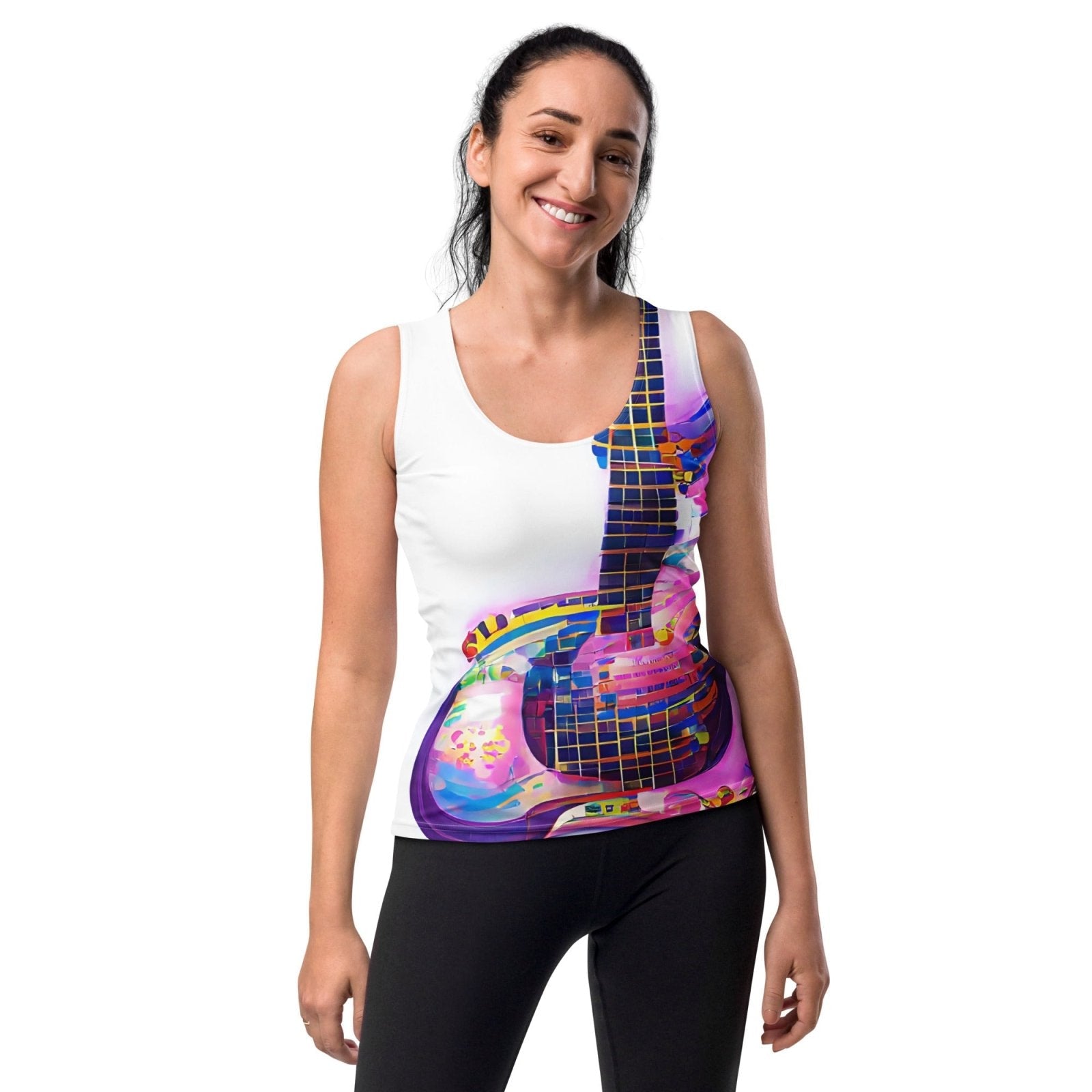 Hippie Guitar - Womens Tank Top