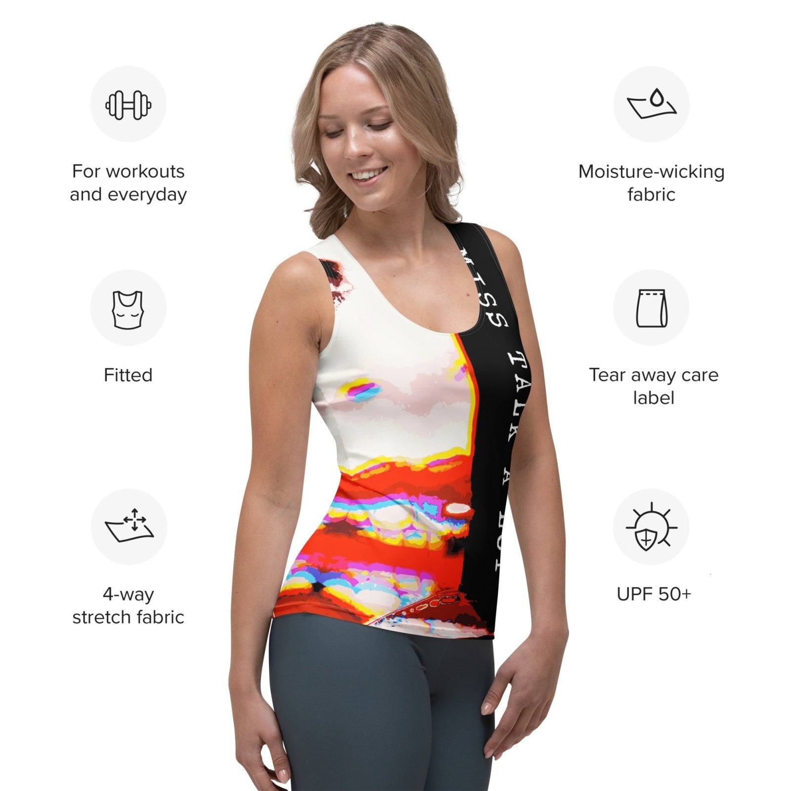 Miss Talk A Lot - Womens Tank Top