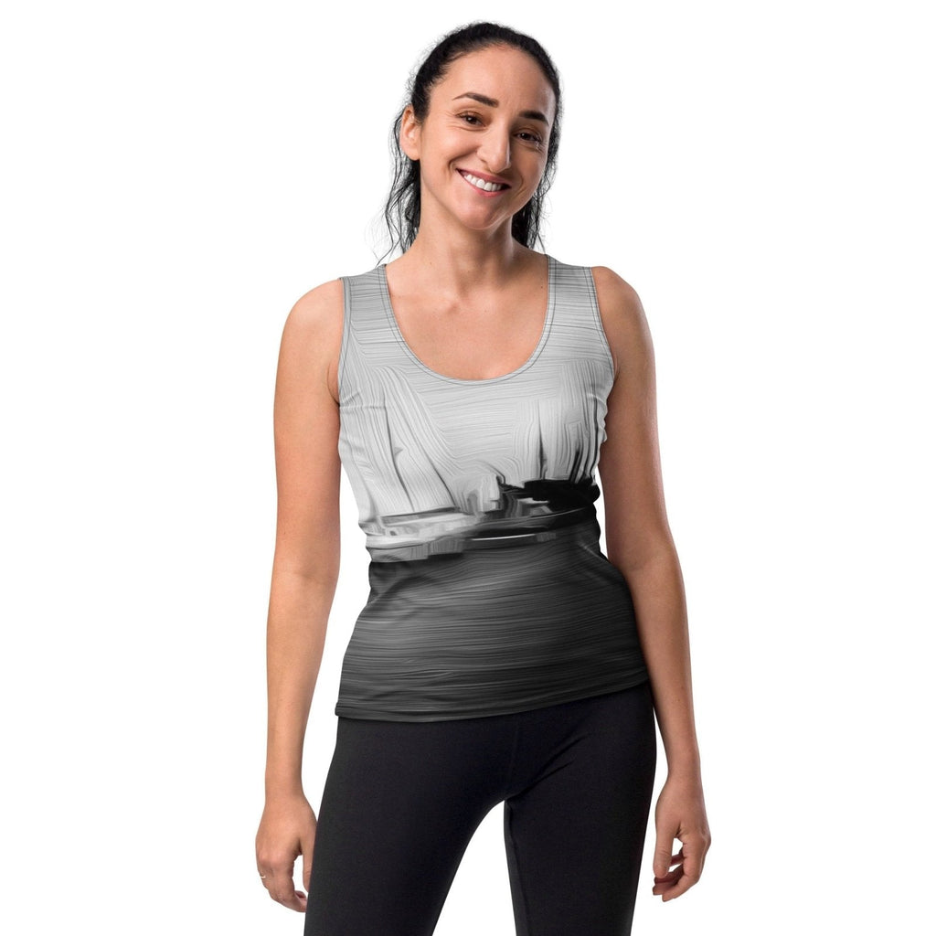 The Sleeping Yachts (at Night) - Womens Tank Top