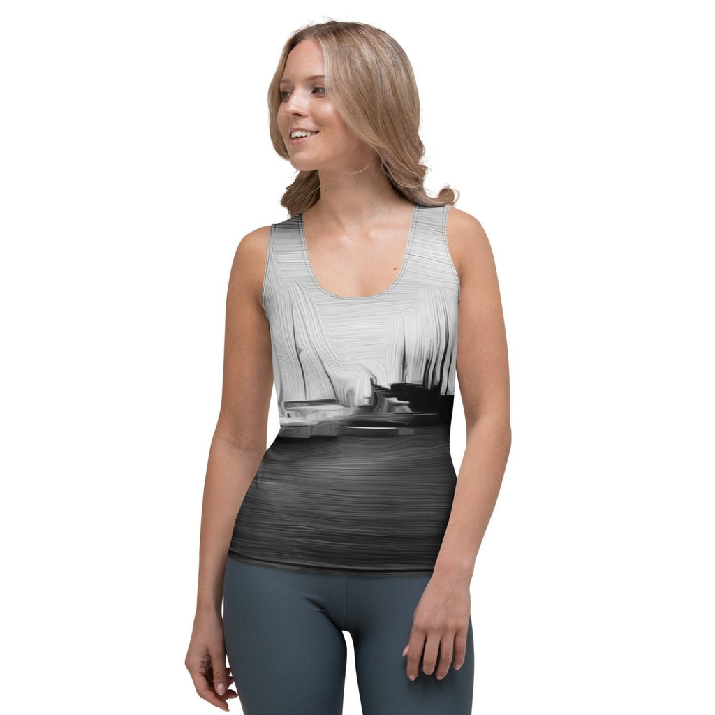 The Sleeping Yachts (at Night) - Womens Tank Top