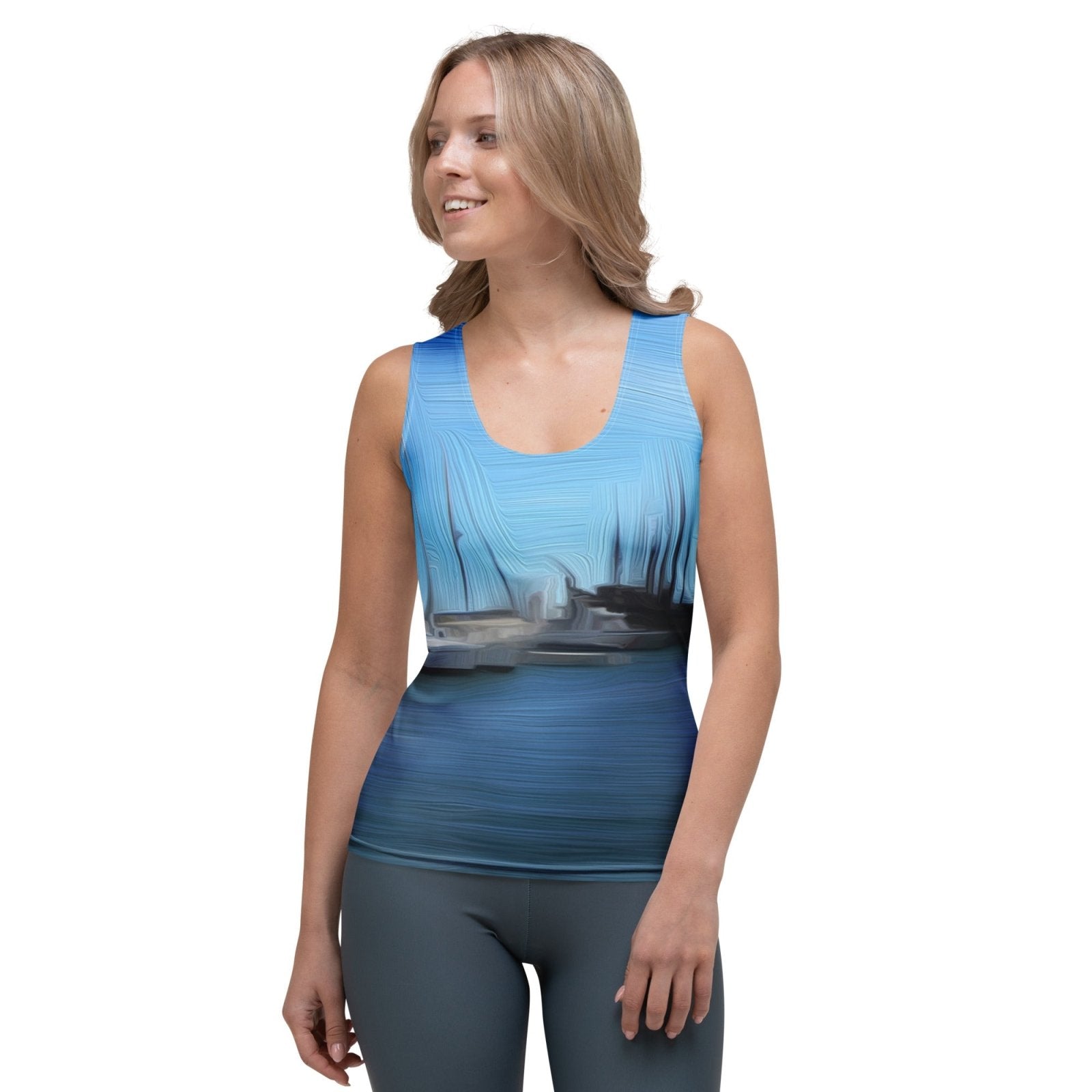 The Sleeping Yachts (at Morning) - Womens Tank Top