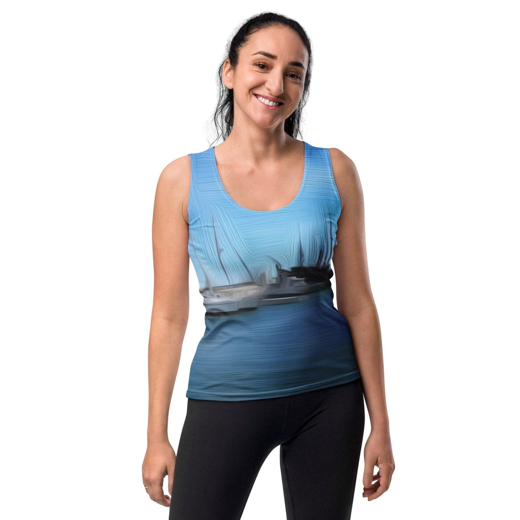 The Sleeping Yachts (at Morning) - Womens Tank Top