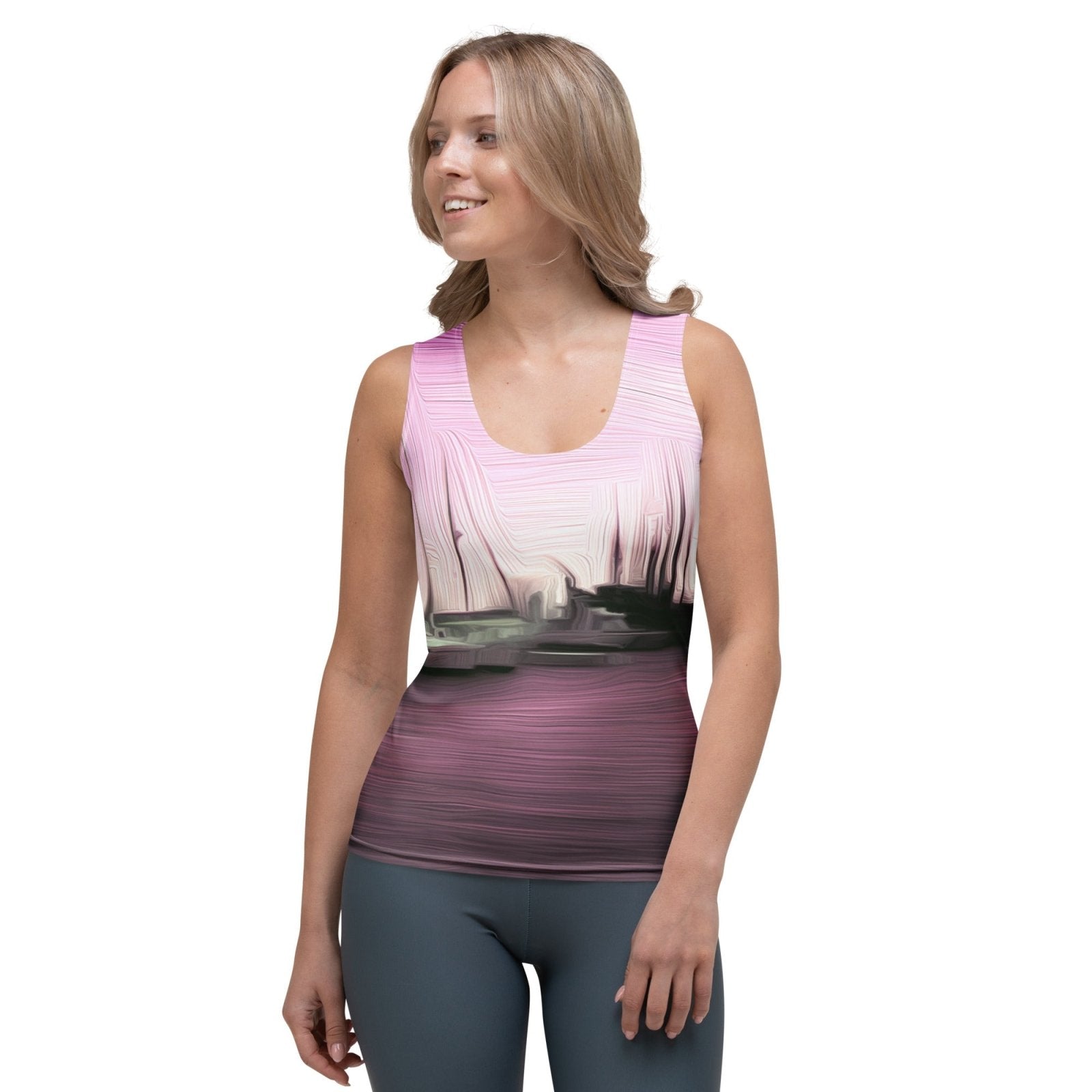 The Sleeping Yachts (at Evening) - Womens Tank Top