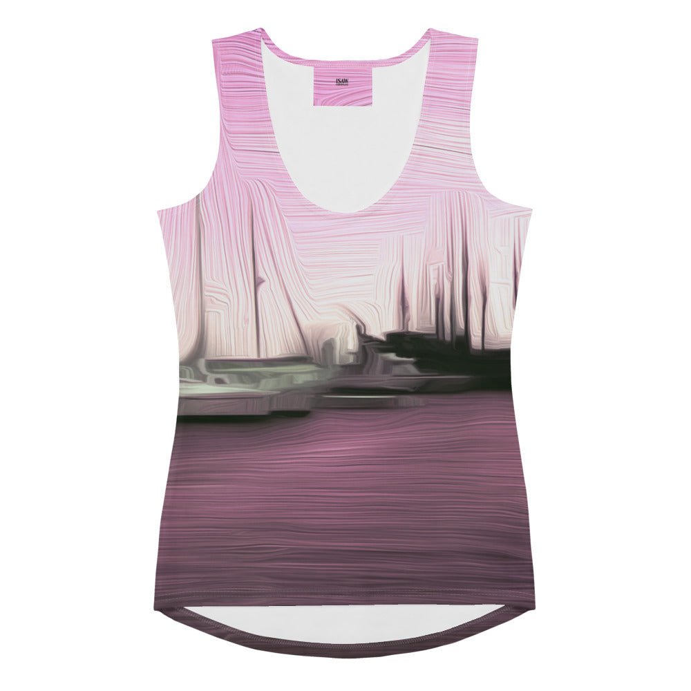 The Sleeping Yachts (at Evening) - Womens Tank Top