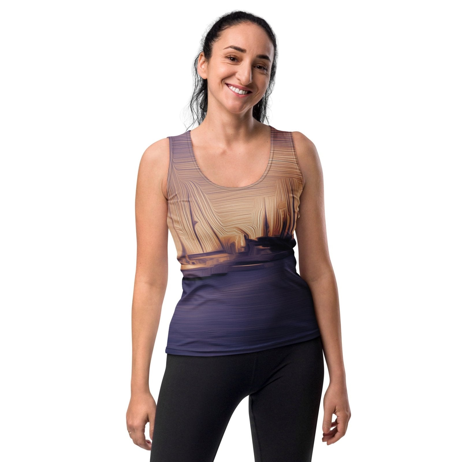 The Sleeping Yachts (at Sunset) - Womens Tank Top